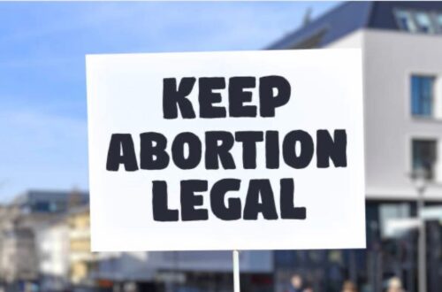 Keep Abortion Legal sign